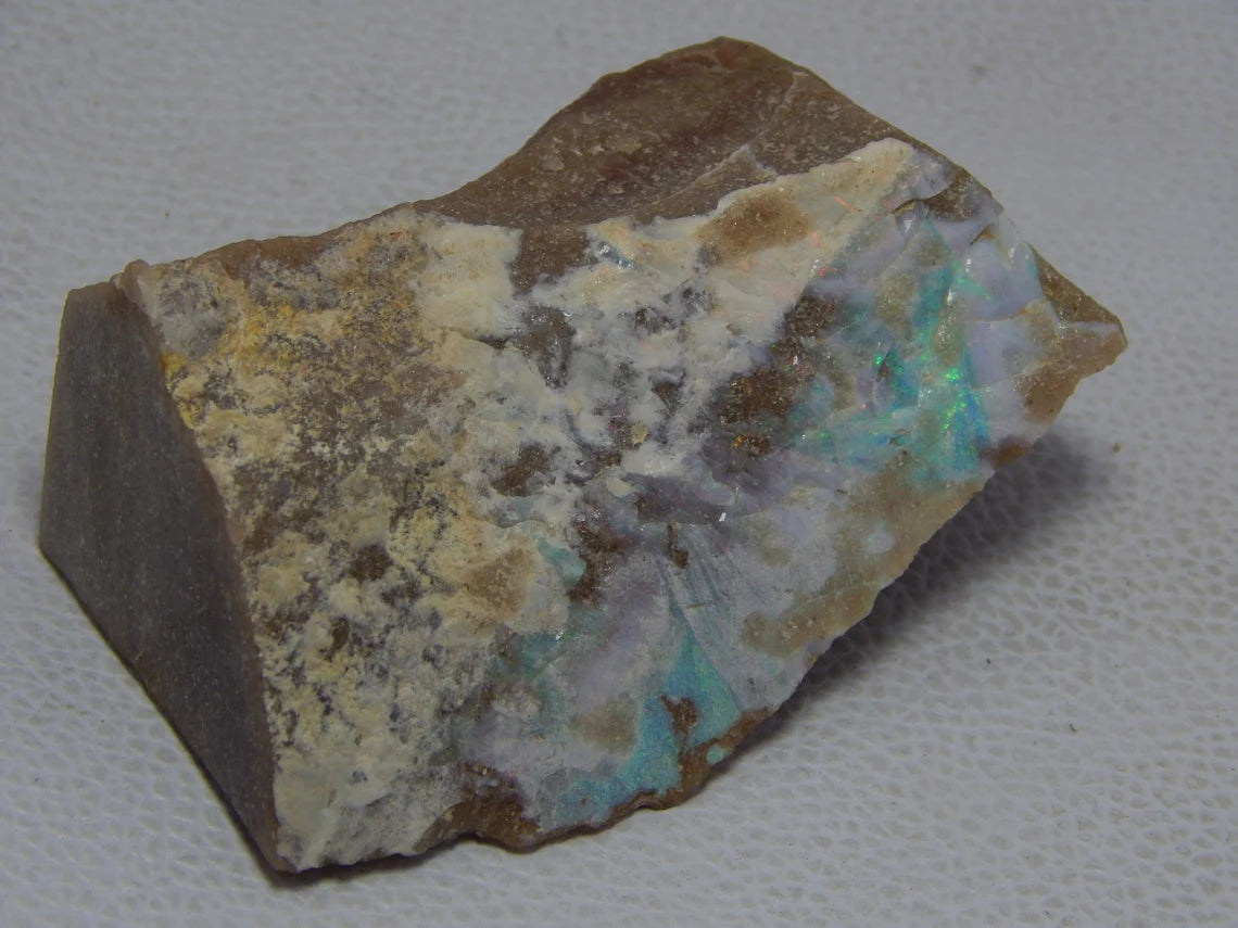 624 Carat Andamooka Painted Lady Opal Specimen Australian Opal Gemstone 71x93x25 MM