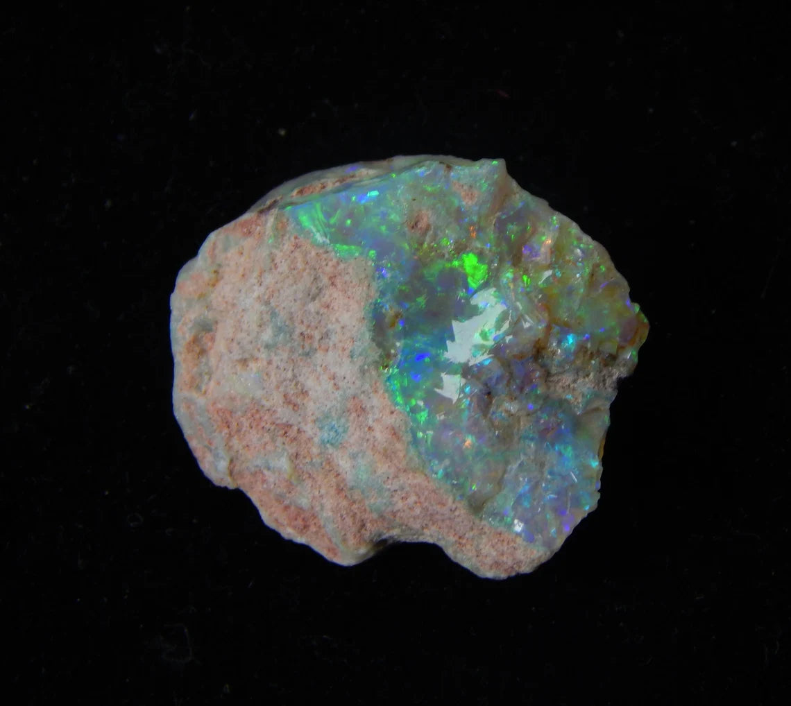 8 Carat, Mintabie, Specimen, Australian Opal, Gemstone, Unpolishe, Druzy Rough Stone