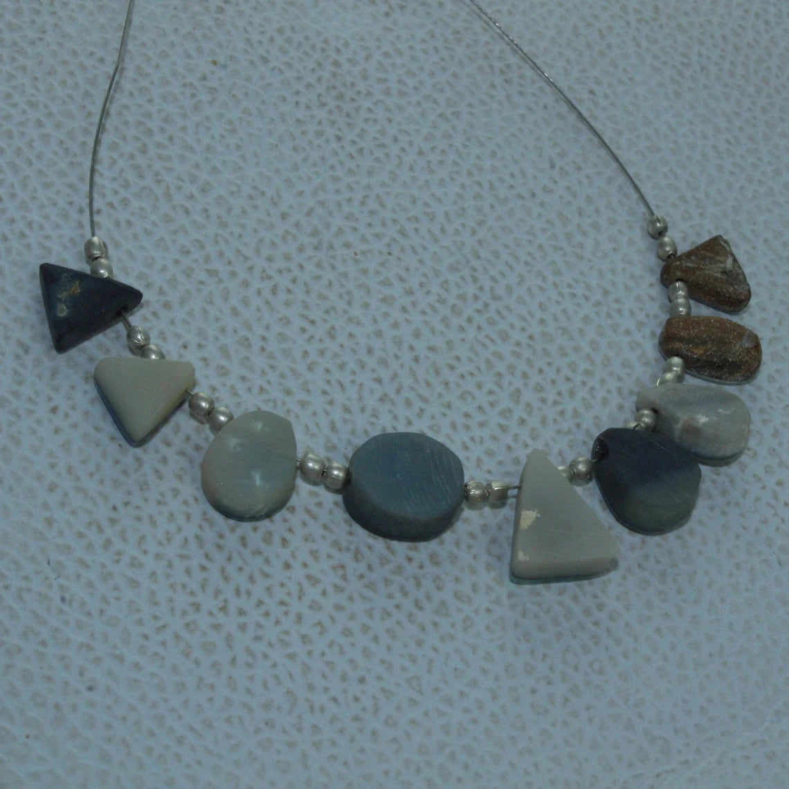 Australian Doublet Opal Beads: 24.5 Carat Mix Shape Gemstone