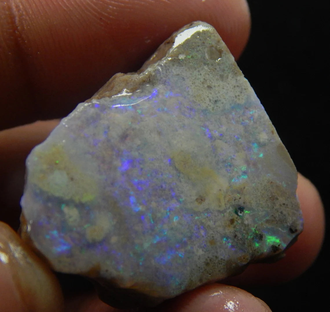 57 Carat, Mintabie, Specimen, Australian Opal, Gemstone, Unpolishe, Druzy Rough Stone