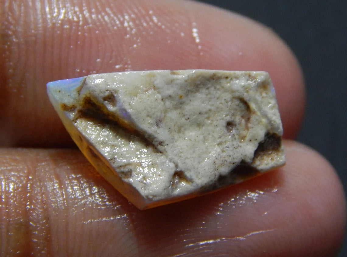 7 Carat, Mintabie, Specimen, Australian Opal, Gemstone, Unpolishe, Druzy Rough Stone