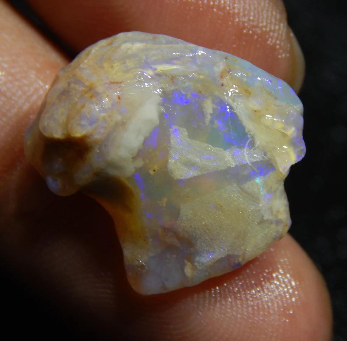 17 Carat, Mintabie, Specimen, Australian Opal, Gemstone, Unpolished, Druzy Rough Stone