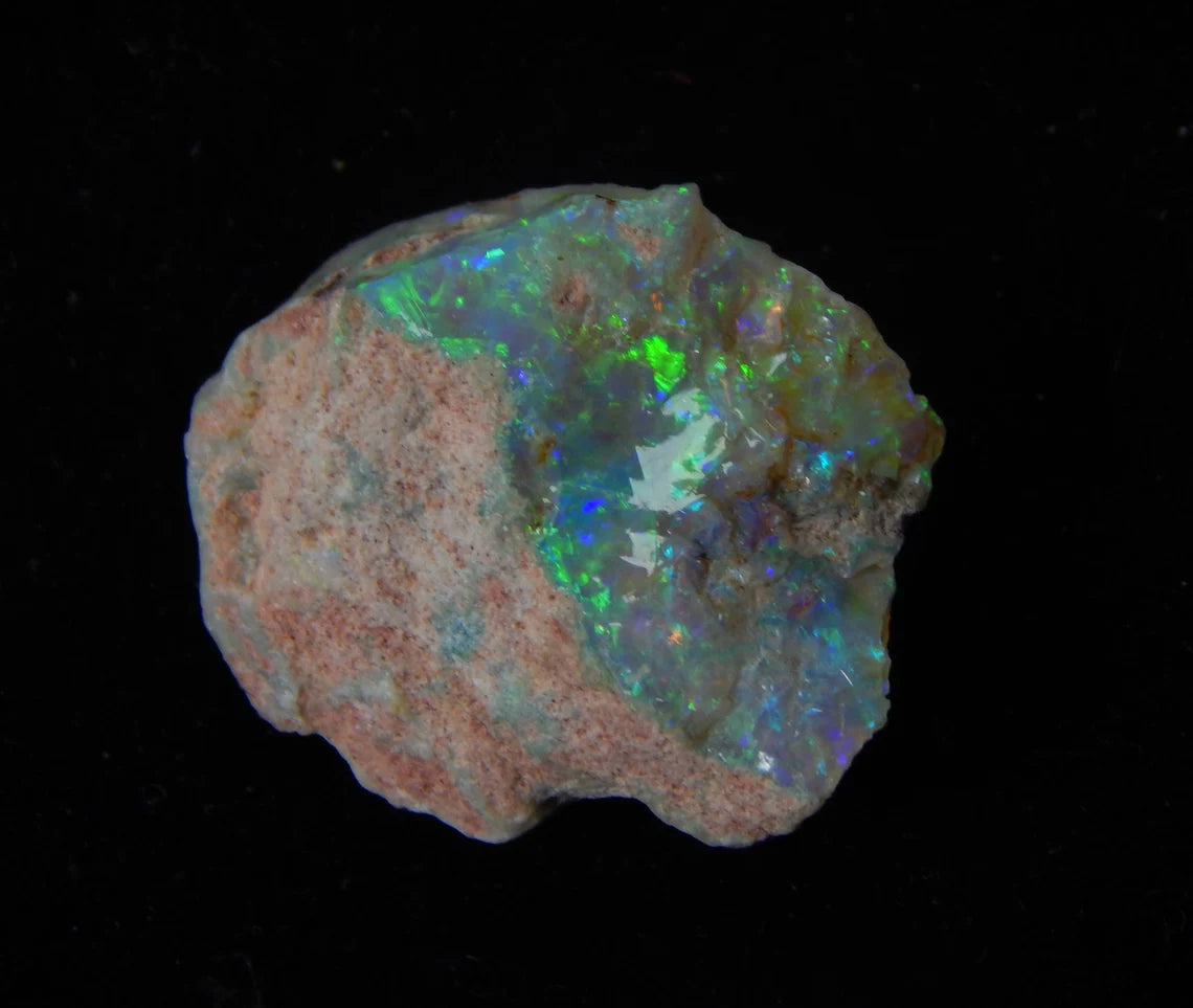 8 Carat, Mintabie, Specimen, Australian Opal, Gemstone, Unpolishe, Druzy Rough Stone