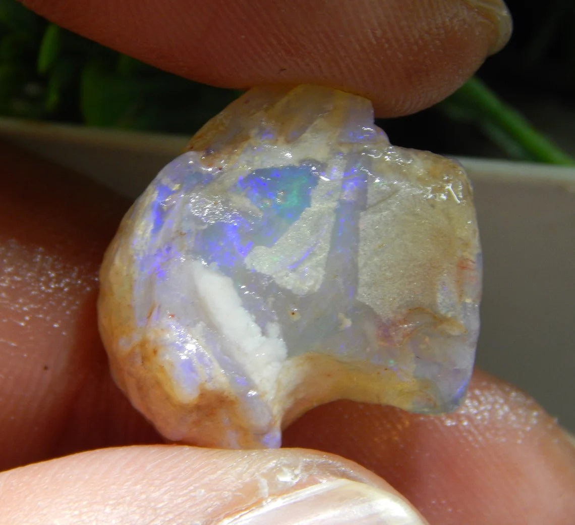 17 Carat, Mintabie, Specimen, Australian Opal, Gemstone, Unpolished, Druzy Rough Stone