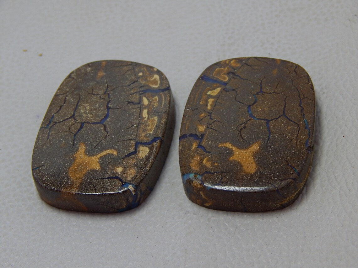 Boulder Opal Nice Pair Natural Gemstone