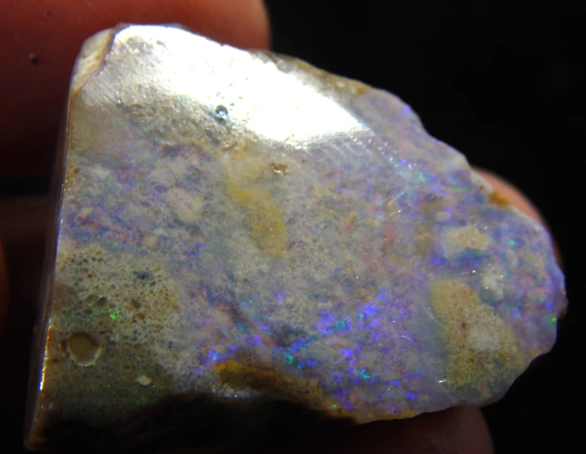 57 Carat, Mintabie, Specimen, Australian Opal, Gemstone, Unpolishe, Druzy Rough Stone